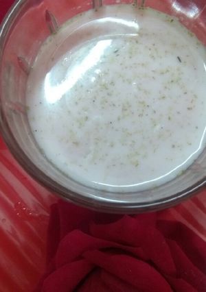 A picture of Guava Thandai.