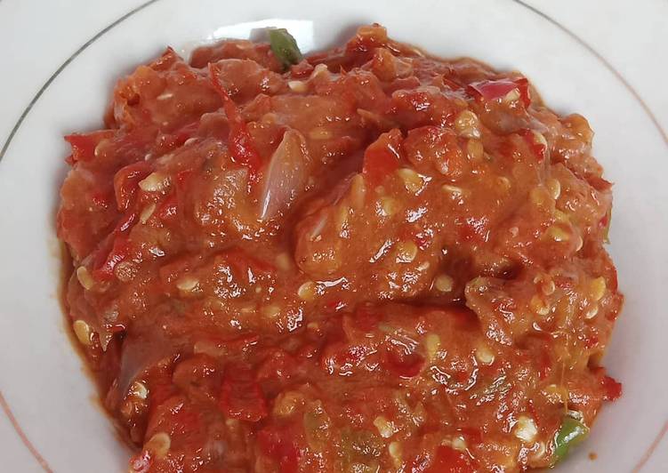 Langkah Mudah untuk Menyiapkan Sambal belacan, Lezat