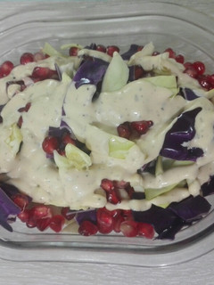 عکسی از دستور سالاد کلم و انار