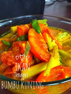 Foto resep Ikan tenggiri kuah kuning