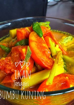 Foto resep Ikan tenggiri kuah kuning