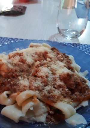 Una foto de Fideos caseritos. grace