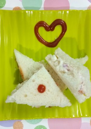 A picture of Veg sandwich.