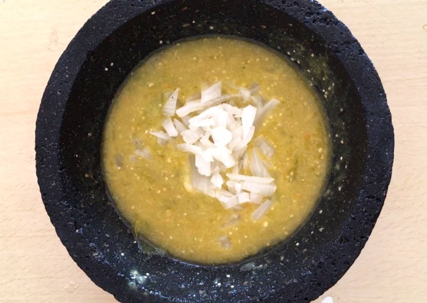Salsa Verde de Molcajete