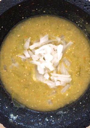 Una foto de Salsa Verde de Molcajete
