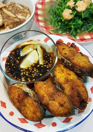 Foto resep Ikan tenggiri gorweng kunyit