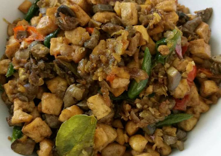 Oseng Tahu Ati Ampla Ungkep