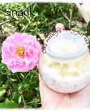 Oats overnight mix yogurt and kiwi