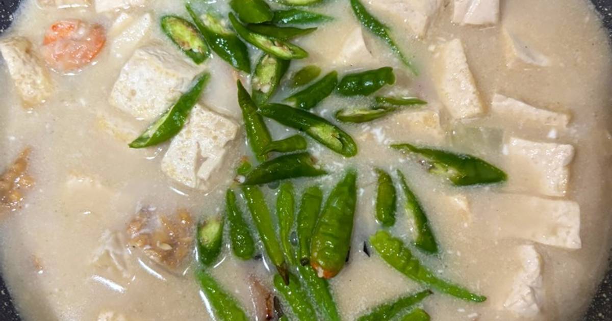 Resep Jangan Lombok Ndeso (lodeh Tahu Tempe) Favorit Bunda