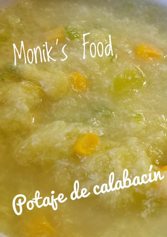 Una foto de Potaje de calabacín