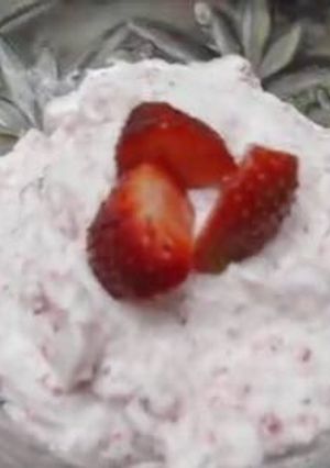صورة لوصفة موس الفراولة🍓 🍨