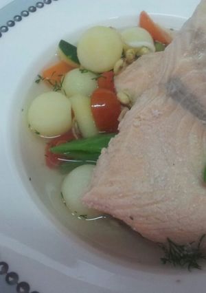 A picture of Healthy salmon.
