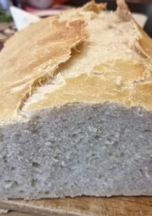 Fehér kenyér (dagasztás nélkül) recept fotója