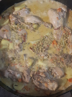 Una foto de Pollo al disco