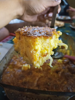 Una foto de Chipa guasu con cebolla 😋