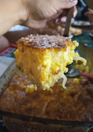 Una foto de Chipa guasu con cebolla 😋