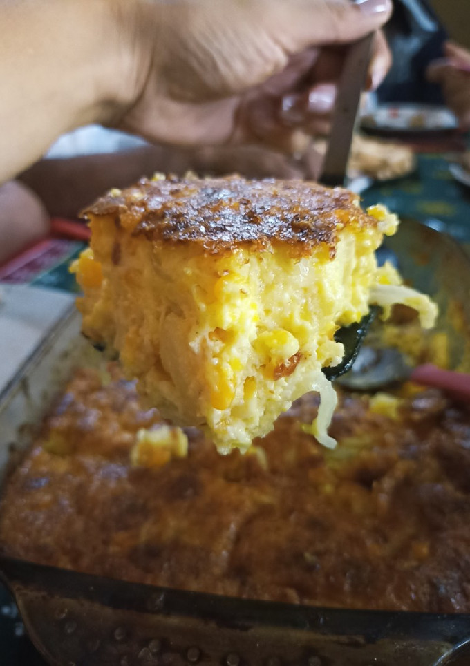 Una foto de Chipa guasu con cebolla 😋