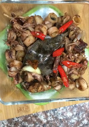 Foto resep Tumis Cumi Asin #ketopad