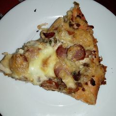 Home made pizza A picture of Home made pizza.