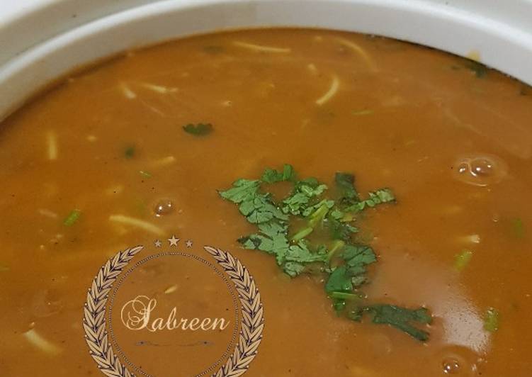 شوربة الحريرة السريعة