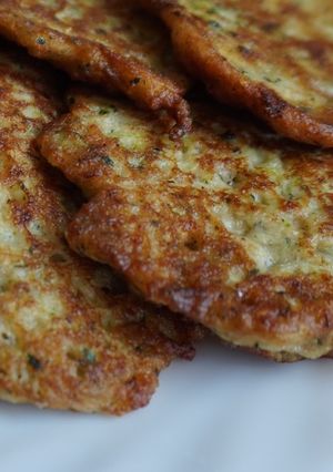 Una foto de Tortitas de Calabacín