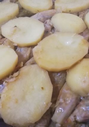 صورة لوصفة ملفوف مع الخضرة