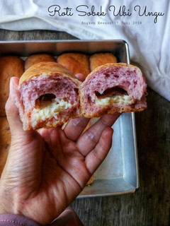 Foto resep Roti Sobek Ubi Ungu