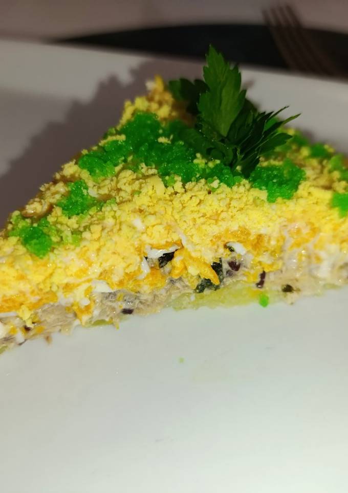 Салат 🥗 "Мімоза" з сардиною