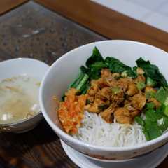 รูปของ Mie (Shirataki) ayam simpel