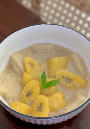 Foto resep Kolak Pisang Kepok + Roti Tawar
