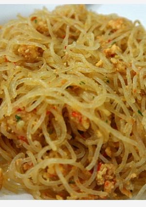 Foto resep Bihun goreng ayam pedas