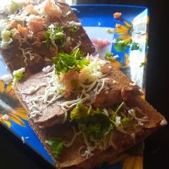 A picture of Khakra Sandwich.