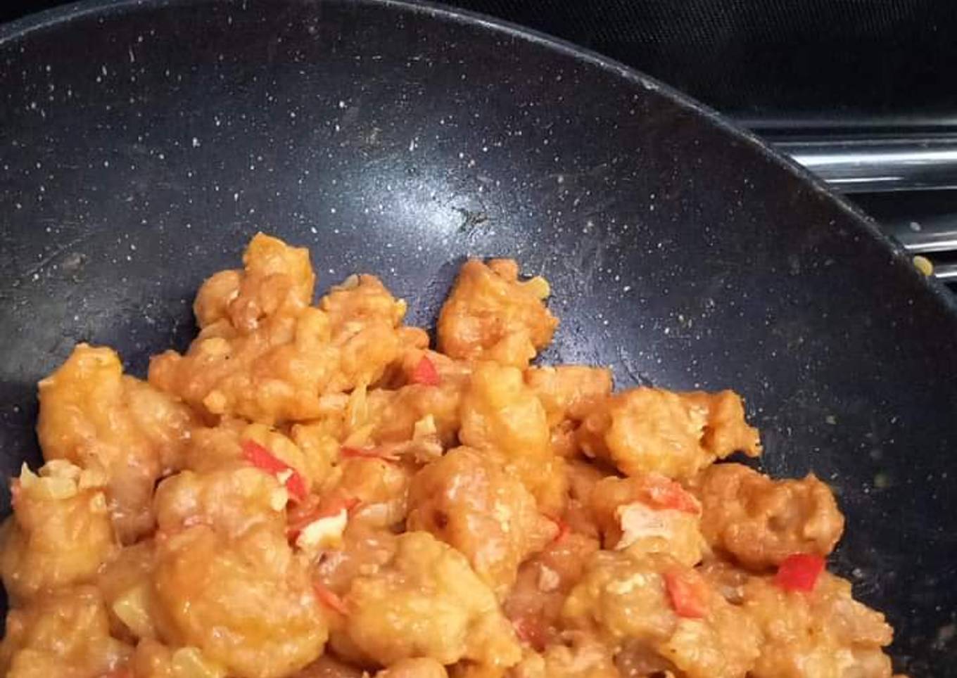 Chicken salted egg super simple