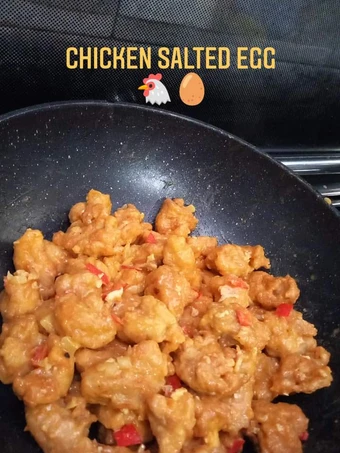 Cara Sederhana Membikin Resep  Chicken salted egg super simple yang Sempurna, Lezat Sekali