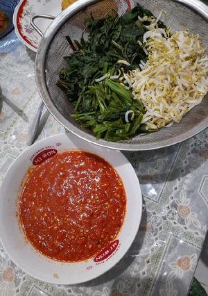 Foto resep Rujak kangkung
