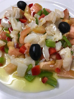 Una foto de Esqueixada de Bacalao