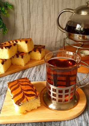 عکسی از دستور کیک تخته ای