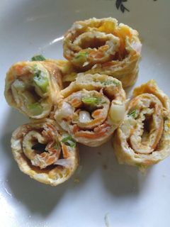 Foto resep Telur dadar + sayur