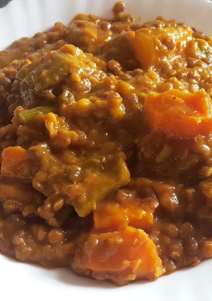 Una foto de Lentejas con costillas y verdura