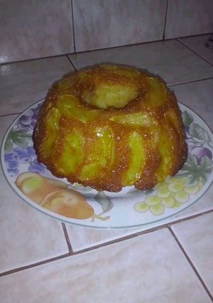 Una foto de Tarta de Manzana Invertida
