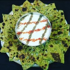 A picture of Palak Pyaaz Paratha.