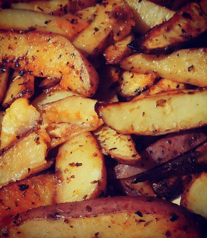 Una foto de Papas rojas rústicas al pimentón