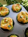 Maffin di frittata di zucchine al profumo di menta