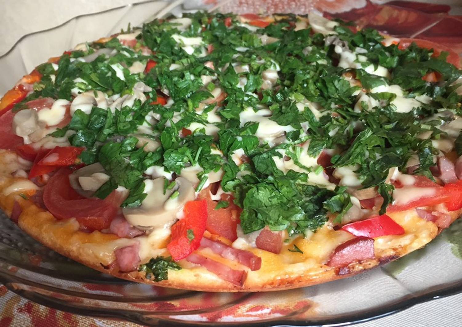 рецепты пиццы на сковороде в домашних условиях самые вкусные фото 114
