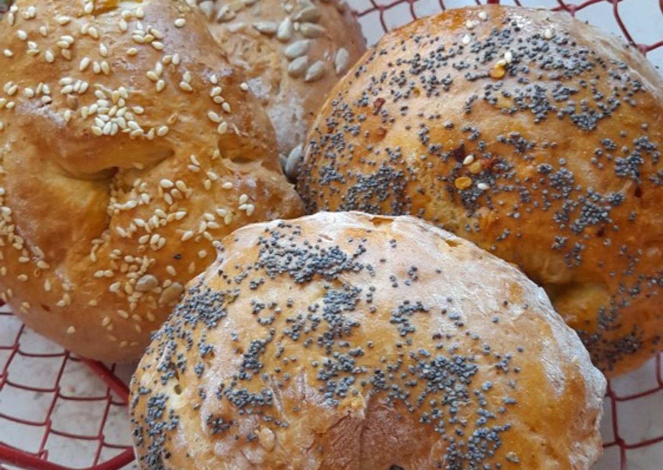 Speedy cheap bagels. 3 ingredients !