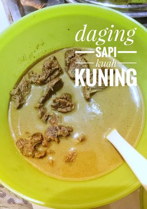 Foto resep Daging sapi kuah kuning