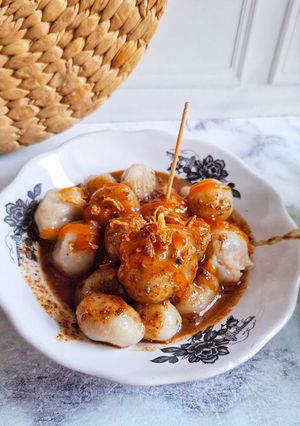 Foto resep Cilok kuah kacang