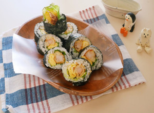 零技巧「炸蝦壽司卷」小朋友好愛！！ 的食譜成品照片