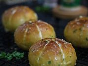 Gambar honey garlic bread