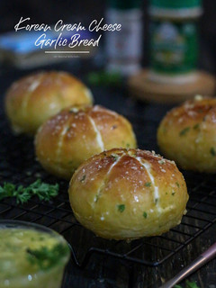 Foto resep Korean Cream Cheese Garlic Bread